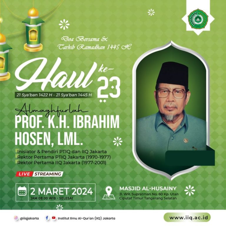Haul Ke-23 Prof. KH. Ibrahim Hosen
