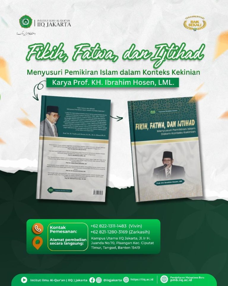 TELAH TERBIT BUKU TERBARU PROF. IBRAHIM HOSEN